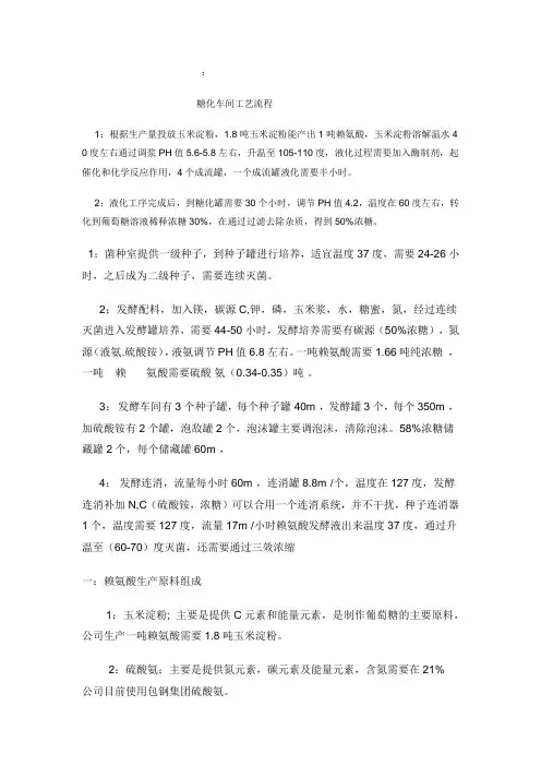 赖氨酸工艺