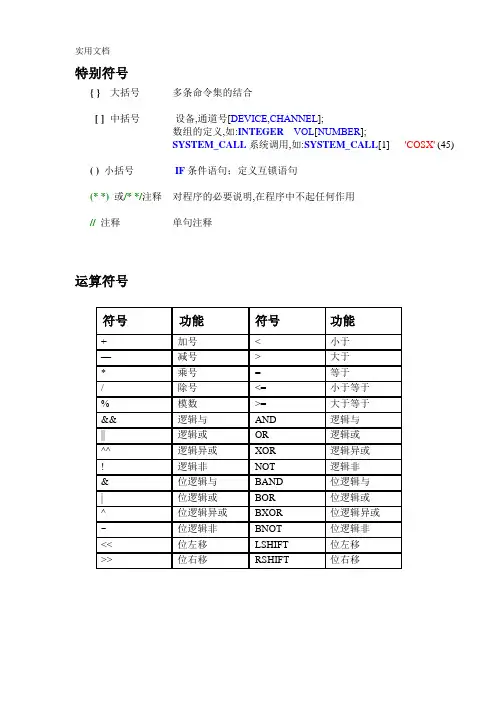 AMX语法功能说明