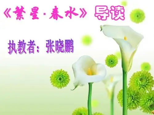 繁星·春水导读PPT课件 人教版 (共12张PPT)