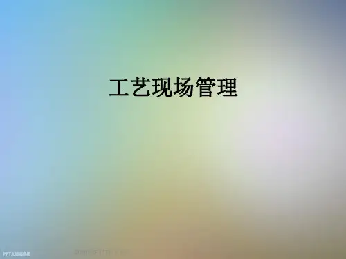 工艺现场管理