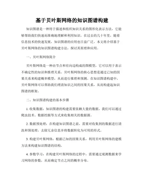 基于贝叶斯网络的知识图谱构建