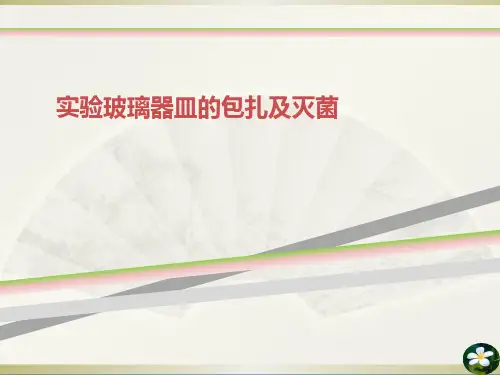 实验玻璃器皿的包扎及灭菌