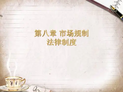 市场规制法律制度(PPT 102页)
