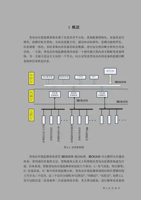 变电站在线监测方案