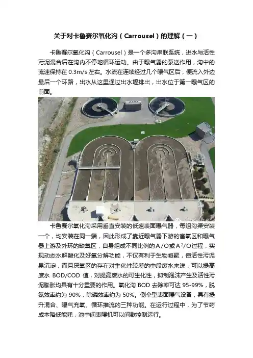 关于对卡鲁赛尔氧化沟（Carrousel）的理解（一）