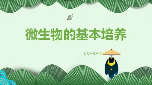 微生物的培养-培养基的配制