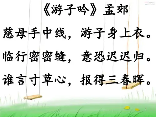 作文我的妈妈PPT课件