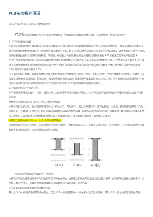 PCB板变形XY--B