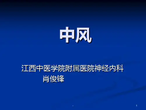 中风PPT课件