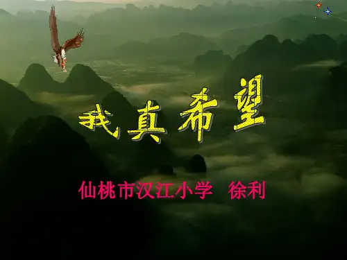 《我真希望》课件(语文S版二年级语文上册课件)