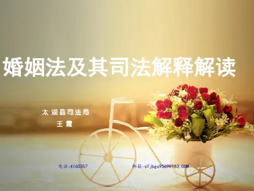 中华人民共和国婚姻法及其司法解释解读