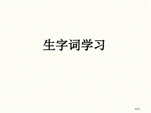 12夜晚的实验市公开课一等奖省优质课获奖课件