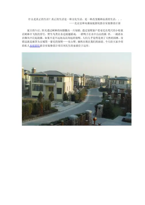 家庭影院装修设计方案案例赏析_多图_