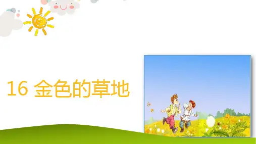金色的草地  课件(部编版) (共30张PPT)