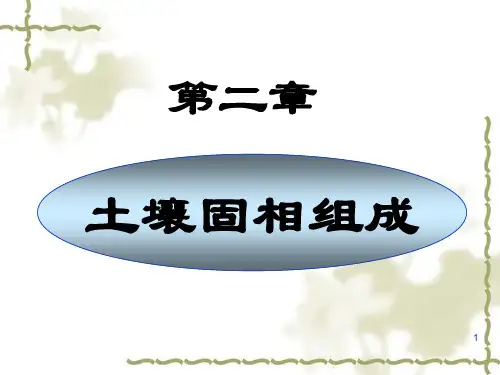 第2章土壤组成