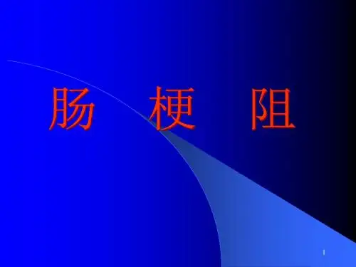 肠梗阻专科讲座PPT课件