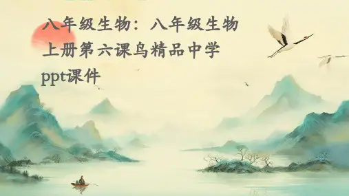 八年级生物：八年级生物上册第六课鸟精品中学ppt课件