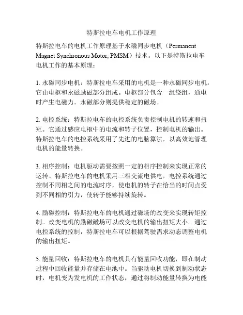 特斯拉电车电机工作原理