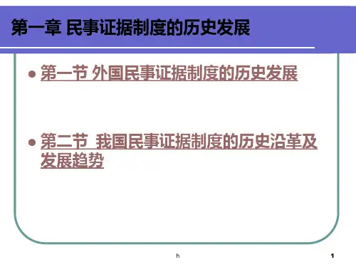 中国政法大学_民事证据法_课件