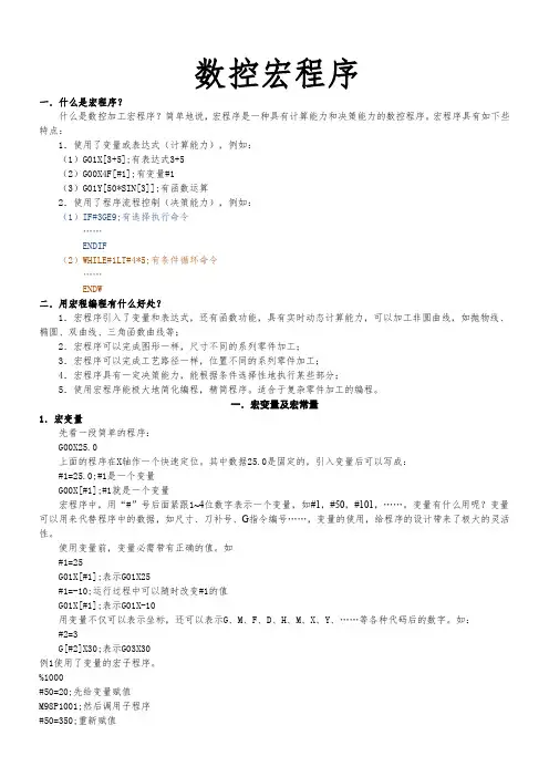 数控车床宏程序编程..