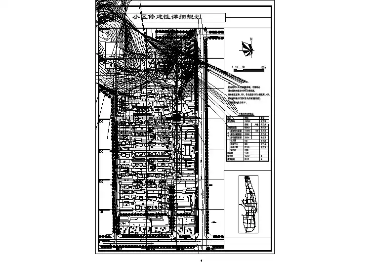 住宅小区平面规划CAD图