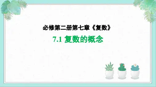 复数的概念(2个课时)(课件)高一数学(人教A版2019必修第二册)