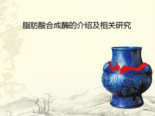 脂肪酸合成酶的相关研究