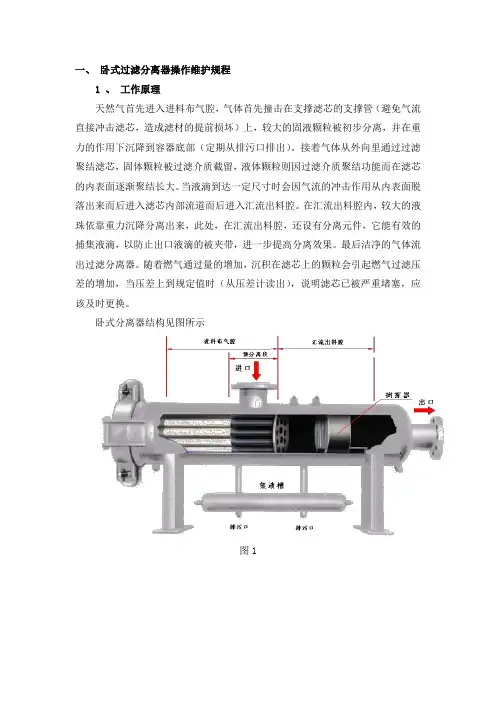卧式过滤分离器操作维护规程