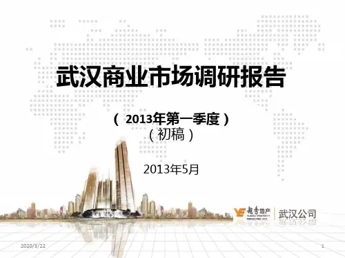 武汉商业调研报告PPT课件