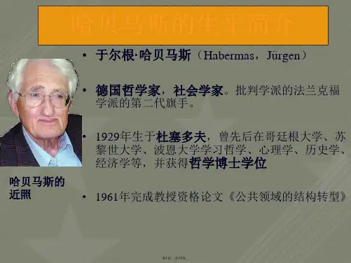 哈贝马斯与公共领域理论