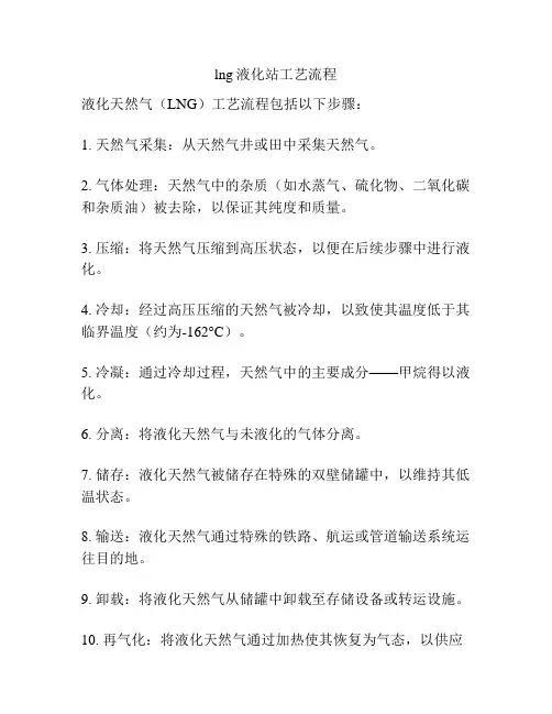 lng液化站工艺流程
