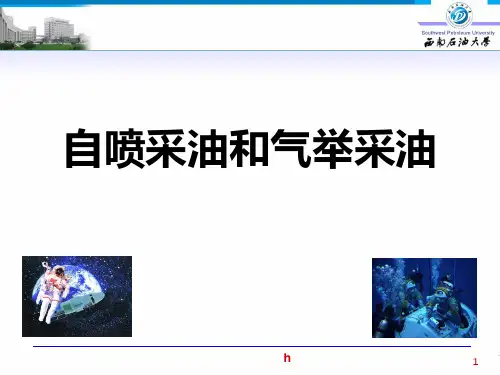 采油机械课件—自喷采油和气举采油
