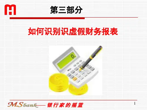第三部分 如何识别虚假财务报表