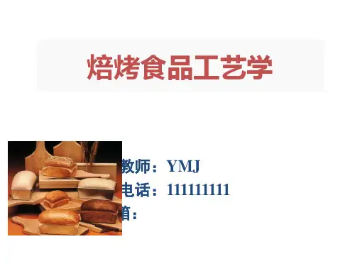 焙烤食品工艺学ppt课件