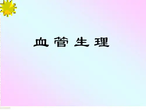 血管生理 PPT课件