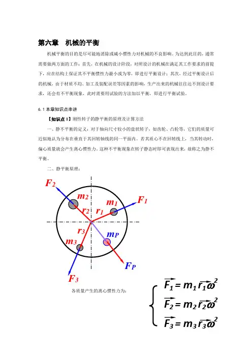 机械原理考研讲义五(机械的平衡)