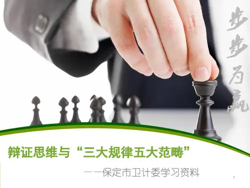 辩证思维 与“三大规律,五大范畴”