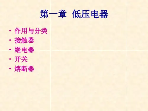 低压电器说明.ppt
