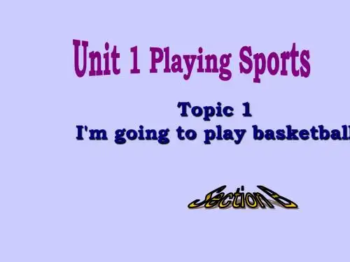 仁爱版初中英语八年级上册Unit 1topic 1 SectionB课件(共15张PPT)