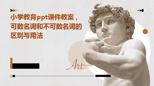 小学教育ppt课件教案,可数名词和不可数名词的区别与用法