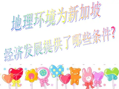 地理环境为新加坡经济发展提供了哪些条件.pptx