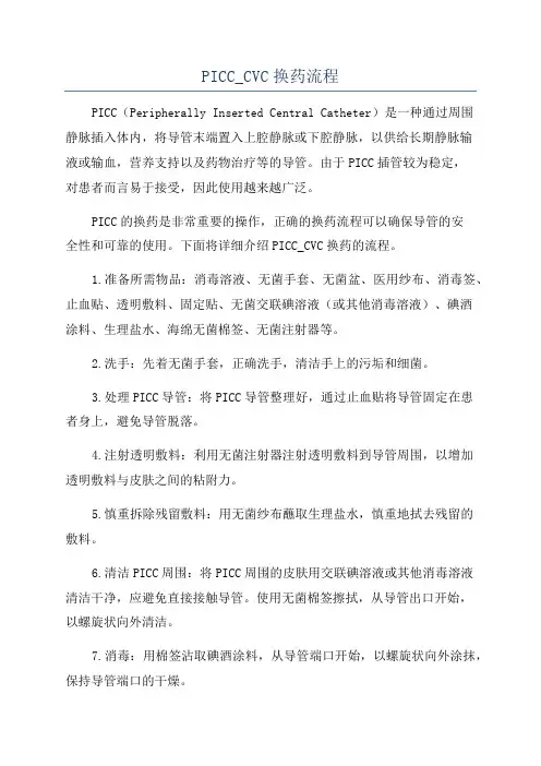 PICC_CVC换药流程