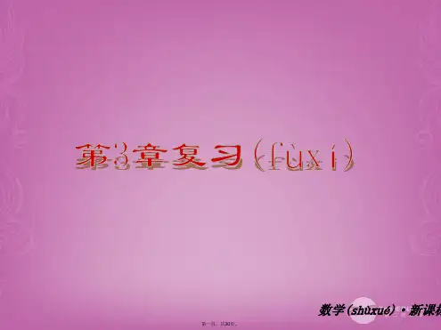 九年级数学上册 第三章 证明(三)复习课件 北师大版