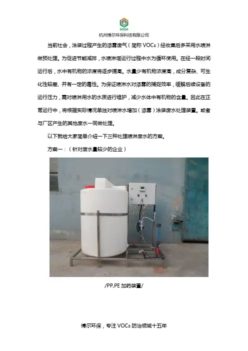 涂装喷淋水怎么处理
