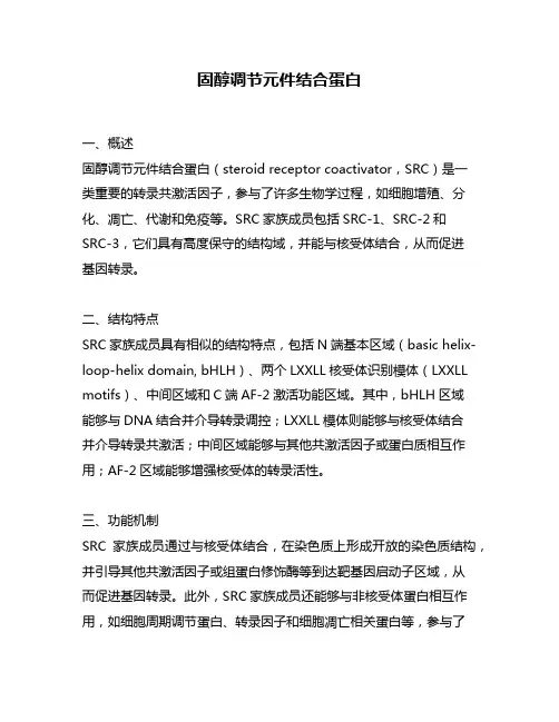 固醇调节元件结合蛋白