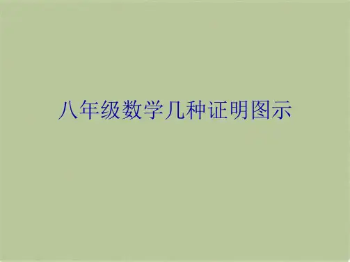 八年级数学几种证明图示(共7张PPT)