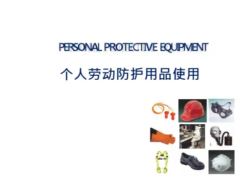个人劳动防护用品使用