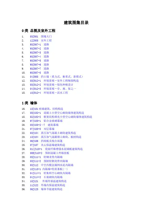 建筑结构专业图集