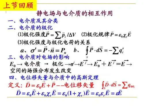 静电场的能量