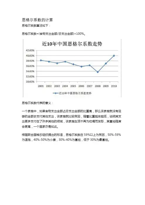 恩格尔系数的计算